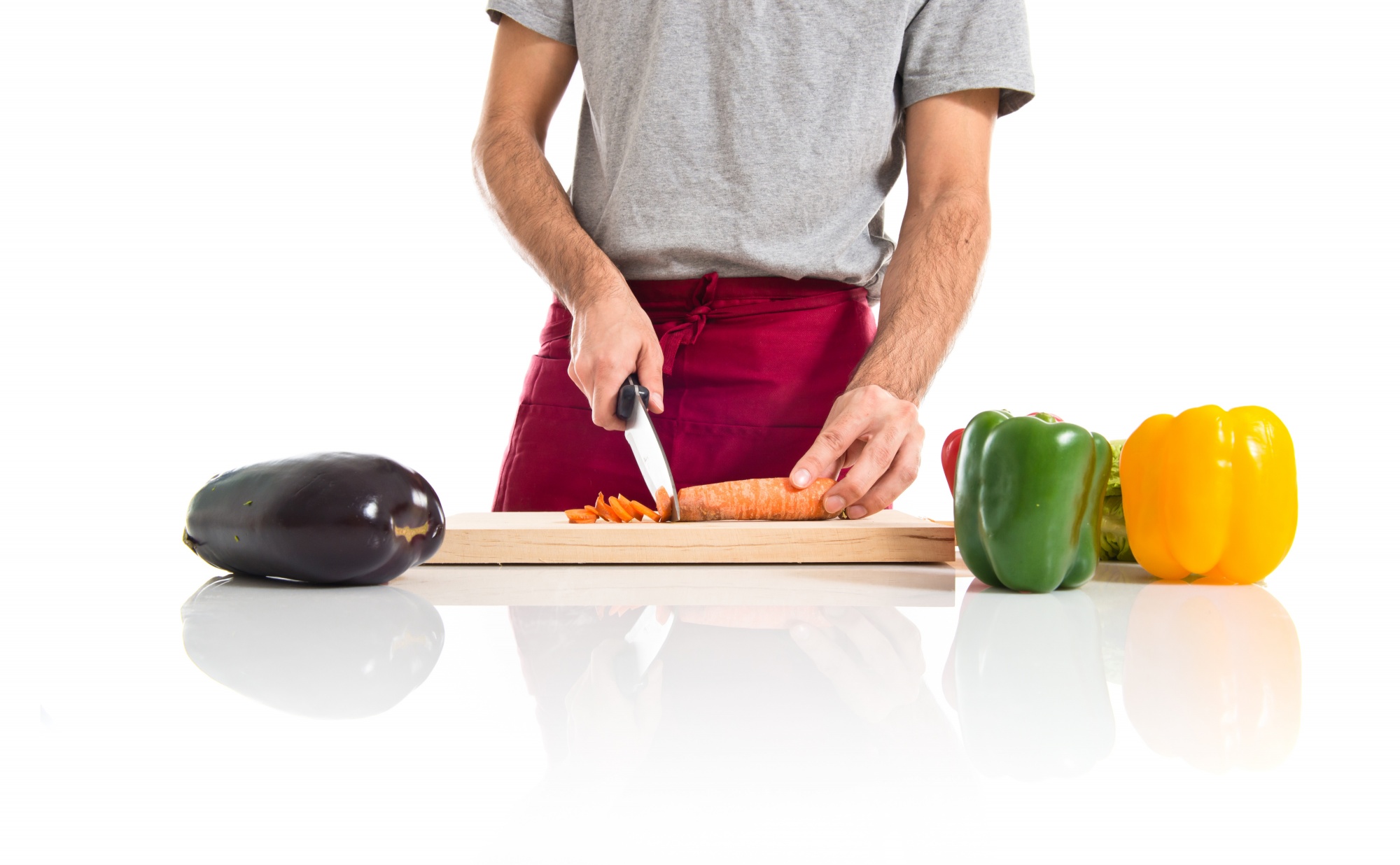 Knife skills demonstration